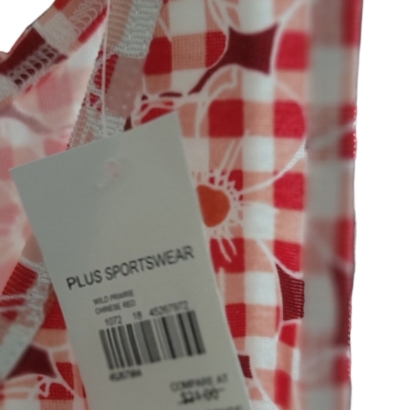 ✨️NWT✨️ CATO - 18/20 Red & White Floral Tank - Picture 4 of 5